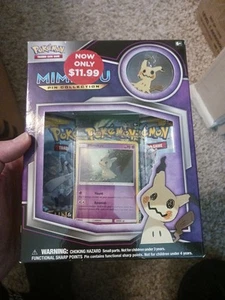 POKEMON TCG Mimikyu Premium PIN Collection Factory Sealed Box-3 Booster Packs - Picture 1 of 5