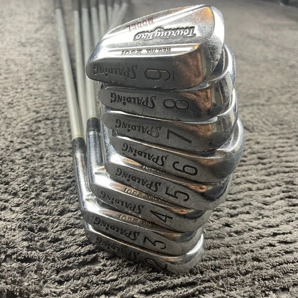 Juego de plancha Spalding Touring Pro 2-3-4-5-6-7-8-9 8 palos eje de aluminio acción eléctrica diestro Foto 1 de 4