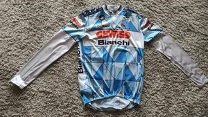 Gewiss Bianchi Team LS Thermal Cycling jersey Castelli Size: 7/~XL VERY RARE ! - Picture 1 of 17