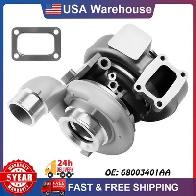 New Turbocharger Turbo For 2013-2018 Dodge Ram 2500 3500 Cummins 6.7L 68003401AA Foto 1 de 4