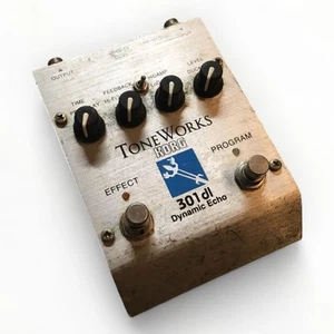 KORG 301dl Dynamic Echo Effect Pedal 1274 Tested & Works - Picture 1 of 6