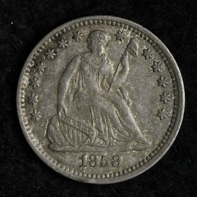 1858-O Seated Liberty Silver Half Dime UNC *UNCIRCULATED* MS E219 SAULT - Image 1 of 2