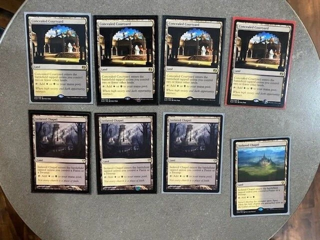 Mtg Isolated Chapel NR MT or better Modern Event + Concealed Courtyard (4) NR MT - Image 1 of 3