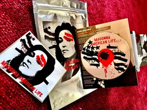 MADONNA AMERICAN LIFE TAIWAN PROMO WAR BLOODY PICTURE DISC CD BOOKLET SEX MYLAR - Picture 1 of 14