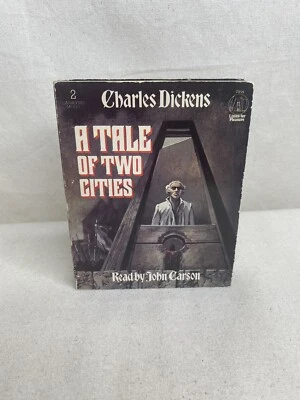 A Tale Of Two Cities By Charles Dickens Cassette Audiobook Tape 2 Cassettes - Image 1 of 4