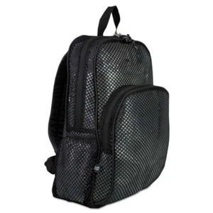 Mochila de malla Eastsport®, 12 x 5 1/2 x 17 1/2, negra 091074071652 - Imagen 1 de 5