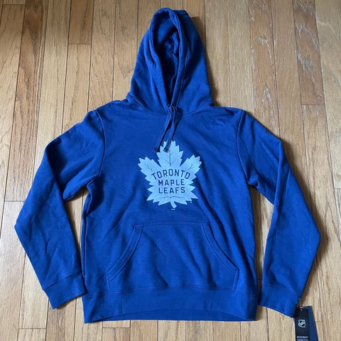 Toronto Maple Leafs Hoodie Sweatshirt Men Size Medium Fanatics New With Tags Cover