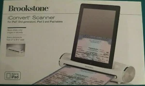 Brookstone iConvert Scanner Dock iPad iPad2 Tablets NEW NIB - Picture 1 of 3
