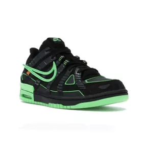NIKE X OFF WHITE Air Rubber Dunk Green Strike Size : US9 Men Style CU6015001 - Picture 1 of 9