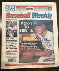 1992 August BASEBALL WEEKLY Worst to First II? Felipe Alou Signed Cover Expos