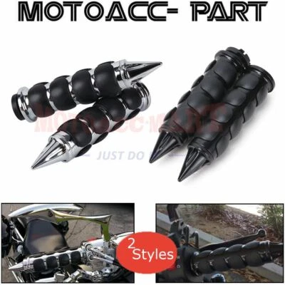1" inch Motorcycle Motor Bike Handle Bar Hand Grips for Harley Road King Softail - Image 1 of 4