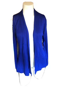 Agenda Women's M Blue Cardigan - Picture 1 of 7