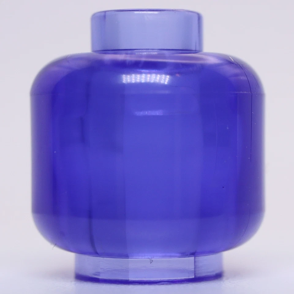 Lego 4x Trans púrpura minifigura cabeza perno Foto 1 de 1