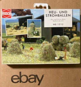 Busch HO Train Scenery Heu-Und Strohballen 1212 Hay & Straw Bales NIB - Picture 1 of 1