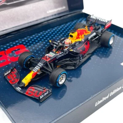 Modellino F1 Minichamps 1/43 Red Bull RB16B Max Verstappen Winner Belgian Gp ... - Immagine 1 di 4