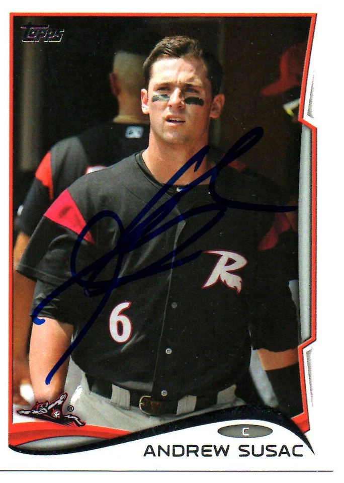 Andrew Susac Richmond Flying Squirrels 2014 Topps Pro Debut Signed Card - Image 1 of 1