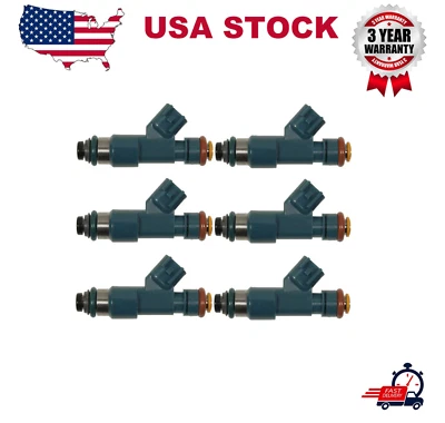 Inyector de combustible 6 piezas FJ1066 para Volvo XC60 3,2 L L L6 2010 2011 2012 2013 2014 2015 Foto 1 de 4