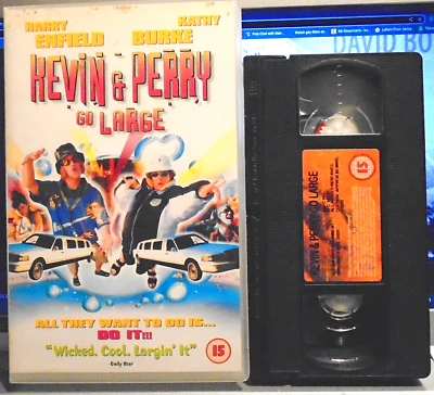 Kevin And Perry Go Large Vhs Big Case ex rental - Image 1 of 3