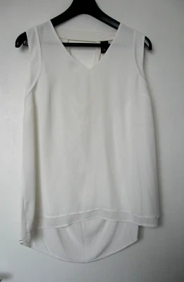 *NEU* Tunika Shirt Bluse Gr. 46 Best Connections B.C. in Weiß mit Wasserfall - Bild 1 von 3