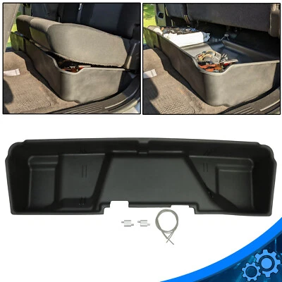 Underseat Storage Box Extended Cab For 2007-2013 Chevy GMC Silverado Sierra - Image 1 of 4