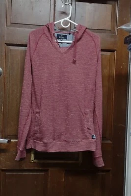 Sudadera con capucha Buffalo David Bitton roja jaspeada para hombre talla XXL 2XL Foto 1 de 3