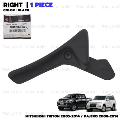 Se adapta a Mitsubishi L200 Triton 2005-14 negro manija ajustadora de asiento delantero Rh Foto 1 de 4