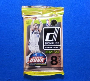 NBA 2021-22 Donruss Basketball Sammelkarte BLASTER Pack 8 Karten Laser parallel - Bild 1 von 2