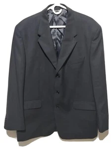 Adolfo Super 120s Wool 3 Button Sport Coat 46RE Model Largo Drop 6 Wool Italy - Picture 1 of 12