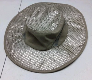 Reflektierender Sonnenhut Solar reflektiert Einheitsgröße volle Krempe leicht - Bild 1 von 6