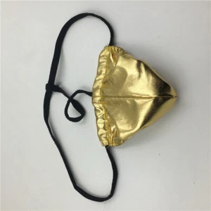 Men Wet Look Brief Knicker Thong G-string Underwear Metallic Shiny Erotic - Picture 1 of 10
