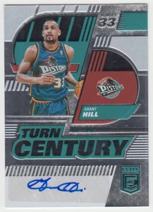 2022-23 Panini Donruss Elite Pistons Grant Hill Turn Century Autograph Auto - Picture 1 of 4