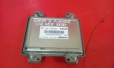 Corsa D 1.4 A14XER ENGINE ECU TECH2 RESET E83 55577847 AAUA - Image 1 of 2