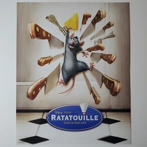 Mini poster Ratatouille Pixar Disney litografia Remy 8x10 pollici - Foto 1 di 1