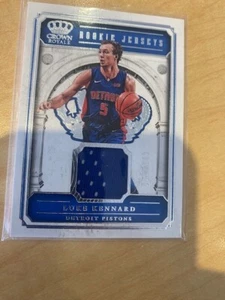 Camisetas de novato Panini Crown 2017-18 reliquia Luke Kennard RC #'rd 060/249 pistones - Imagen 1 de 1