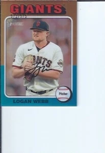 Logan Webb 2024 Topps Heritage Chrome Refractor #ed / 575 - Picture 1 of 1