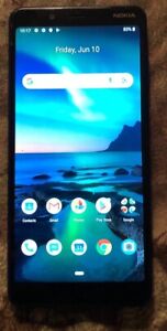 Nokia 3.1 + 32GB Blue (Cricket) Smartphone Fast Ship Good Used Cracked Glass