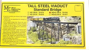 Micro Engineering HOn3 150 Ft. Tall Steel Viaduct, Standard Bridge (75-516) - Picture 1 of 1