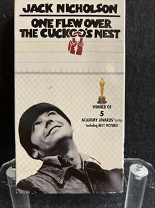 One Flew Over The Cuckoo's Nest (VHS, 1997) Jack Nicholson Academy Award - Picture 1 of 13