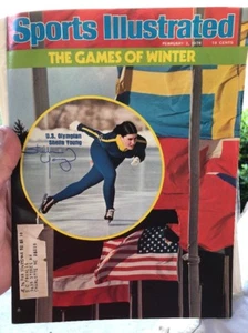 Rivista illustrata sportiva 1976 - OLIMPIADI INVERNALI Sheila Young 1976 auto firmata - Foto 1 di 2