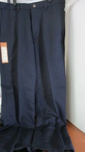 HAGGAR ~ Azul Marino AZUL CALCE CLÁSICO COOL 18 GAB PANTALONES ~ Para hombres 34 x 29 ~NUEVO CON ETIQUETAS - Imagen 1 de 7