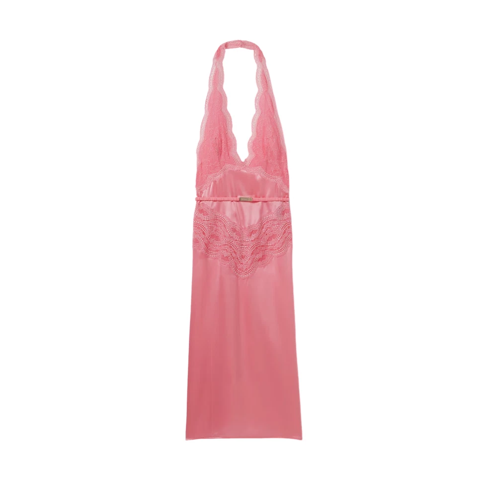 GUCCI $4500 Pink Silk Satin Dress New & Authentic - Image 1 of 1