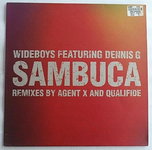 THE WIDEBOYS feat. DENNIS G - SAMBUCA 12" VINYL 2001 WHITE LABEL 679L002T VG+/G+ - Picture 1 of 4