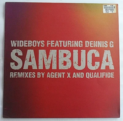 THE WIDEBOYS feat. DENNIS G - SAMBUCA 12" VINYL 2001 WHITE LABEL 679L002T VG+/G+ - Image 1 of 4
