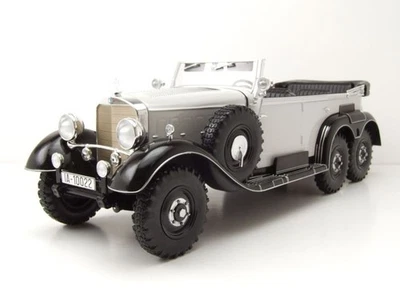 Mercedes G4 Cabriolet W31 1938 Gris Clair Noir Maquette de Voiture 1:18 MCG - Photo 1/4