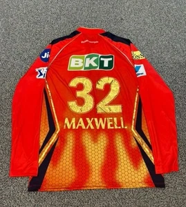 2025 Match Worn Glenn Maxwell Punjab Kings IPL Worn Used Shirt . Very Rare π₯π₯ - Picture 1 of 10
