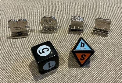 Scene it? 2003 Original Replacement Parts Pieces Tokens / Movers & Dice ~ NEW - Image 1 of 3