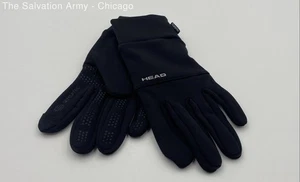 Head Mens Black Sensatec Lightweight Touchscreen 5 Finger Gloves Size XL - Picture 1 of 6