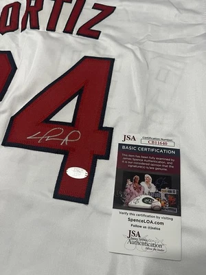 David “Big Papi” Ortiz Signed Autographed Custom Boston Red Sox w/ JSA COA - Image 1 of 4