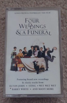"Four weddings and a funeral" Movie Music Soundtrack cassette 1994 - Image 1 of 4