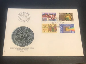 1978 SWITZERLAND Stamp Bern Sonderpostmarken cover CTO - Picture 1 of 3